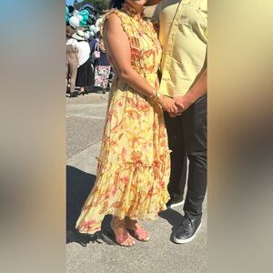 Zimmerman yellow floral dress